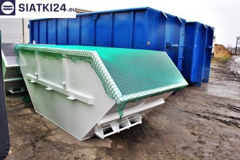 Siatki Głowno - Siatka przykrywająca na kontener - zabezpieczenie przewożonych ładunków dla terenów Głowno