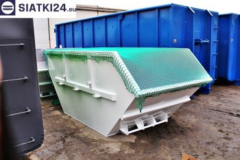 Siatki Głowno - Siatka przykrywająca na kontener - zabezpieczenie przewożonych ładunków dla terenów Głowno